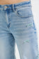 Risen High Rise Crop Barrel Ribbon Jeans