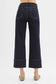 Risen High Rise Crop Wide Seam Detailed Jeans