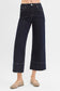 Risen High Rise Crop Wide Seam Detailed Jeans