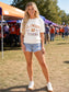 Clemson Tigers Short Sleeve Sweater Ivory