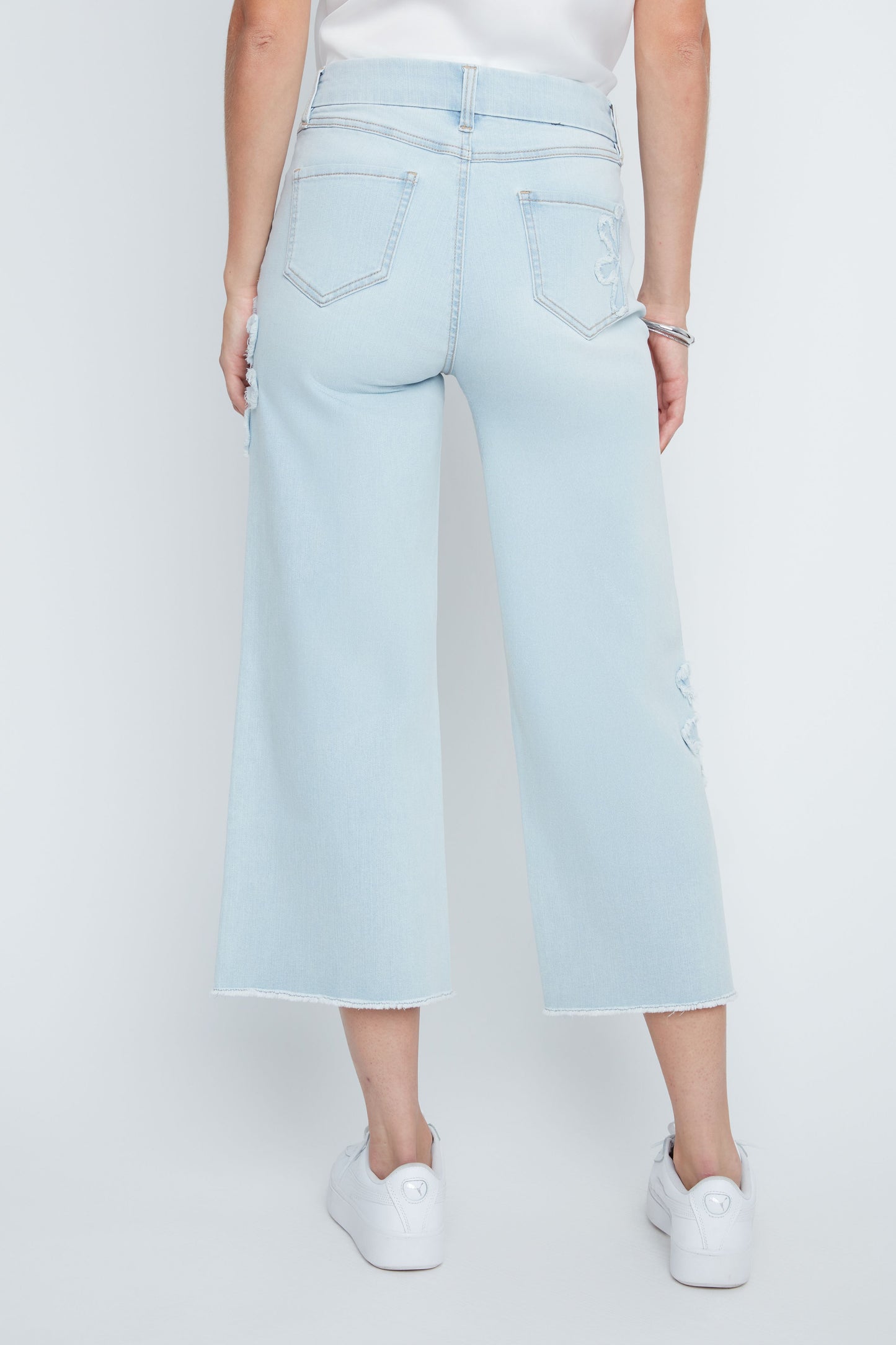 Renuar Woven Pant Light Wash Floral