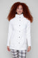 Renuar Waterproof Hooded Raincoat with Patch Pockets Creme
