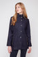 Renuar Waterproof Hooded Raincoat with Patch Pockets New Midnight