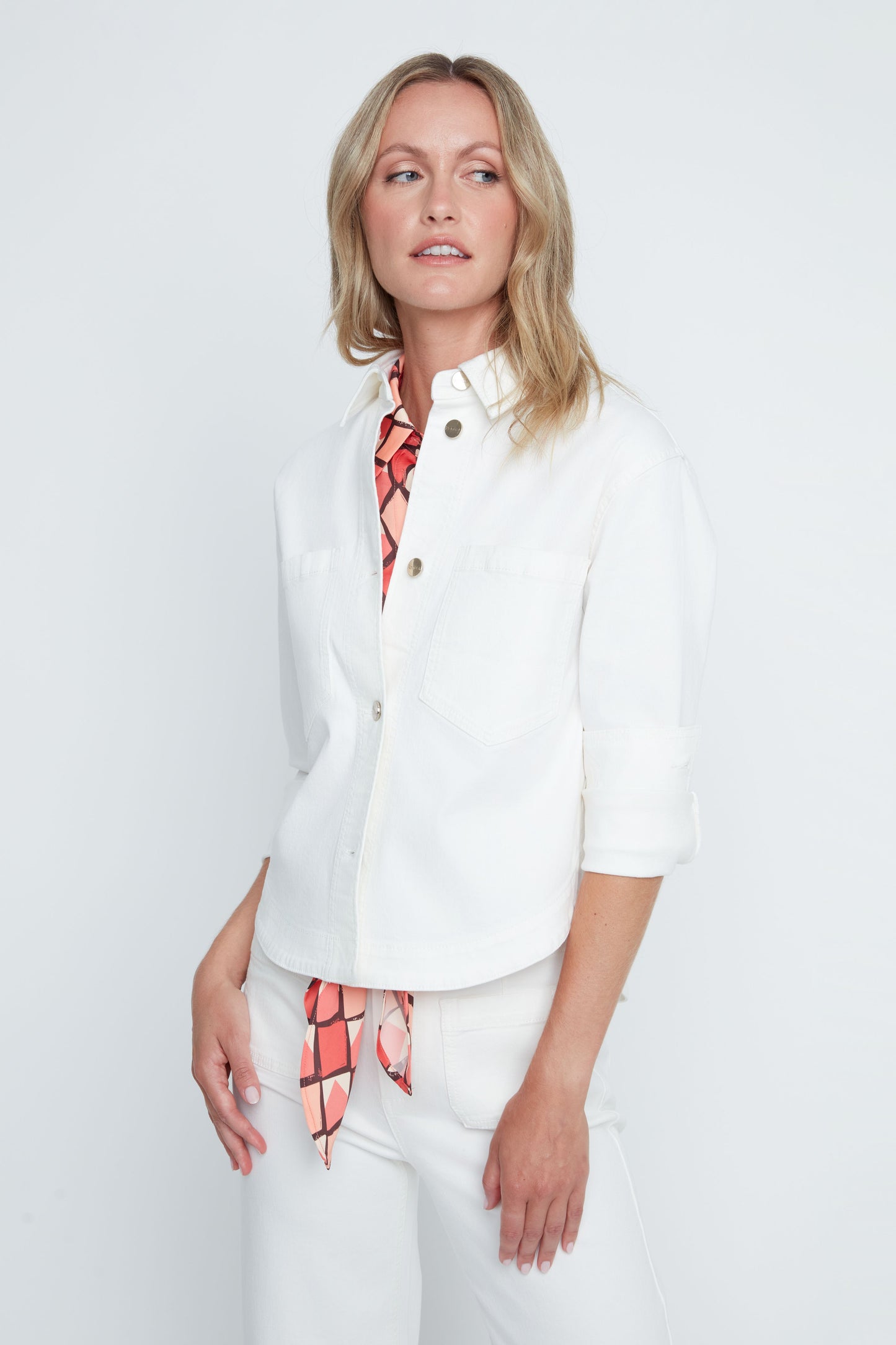 Renuar Woven Jacket Creme