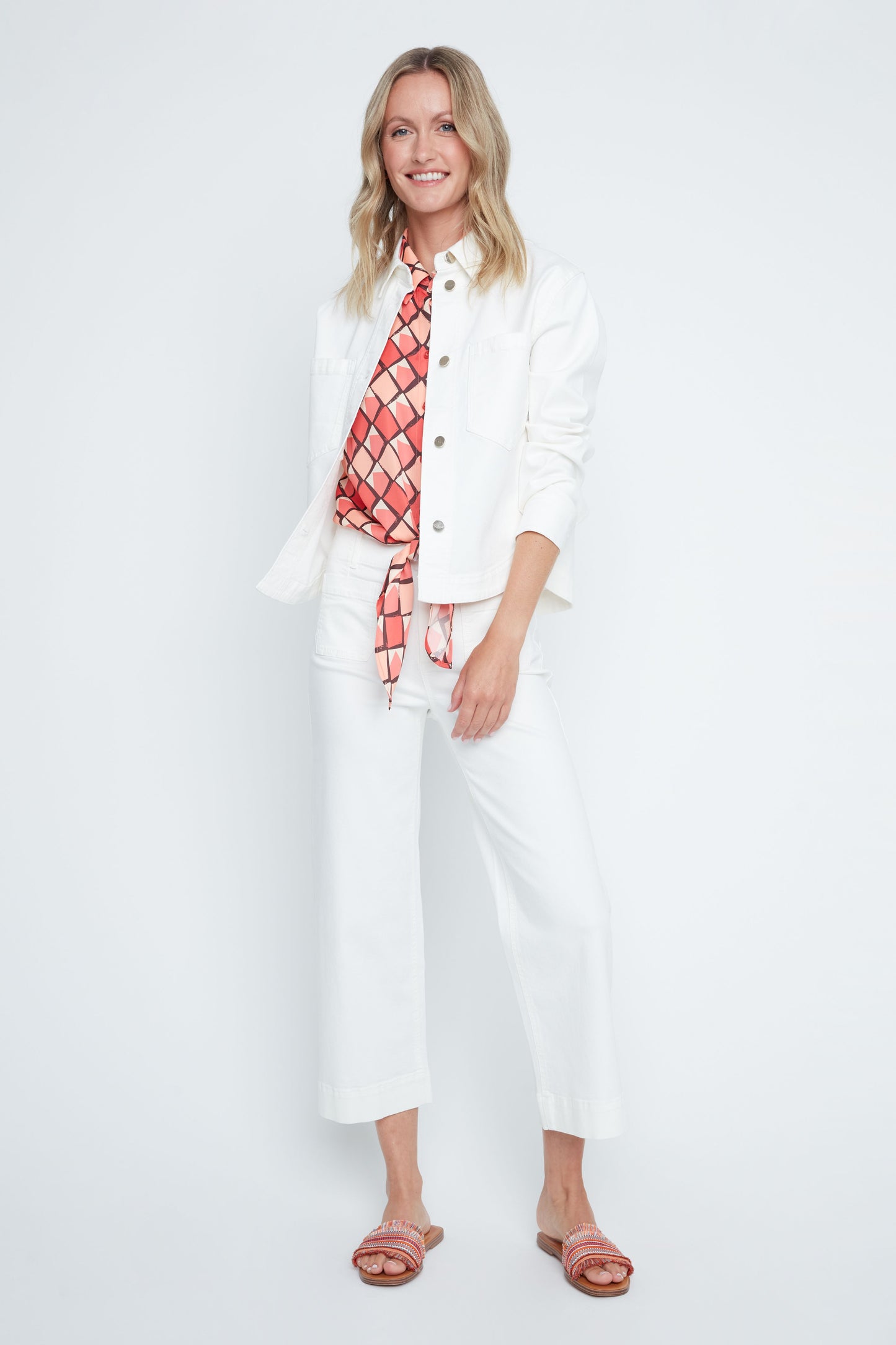 Renuar Woven Jacket Creme