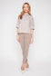 Renuar Striped Cotton Blouse Storm