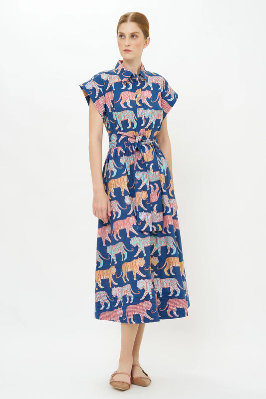 Oliphant Shirt Dress Raj Navy