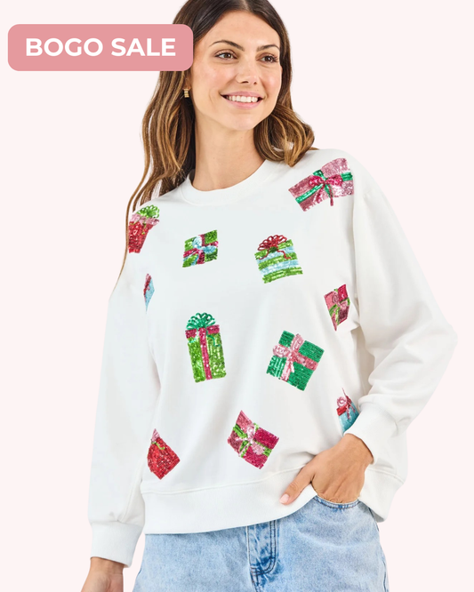 Mary Square Sarah Sweatshirt Presents