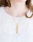 Susan Shaw Bar Cross Necklace