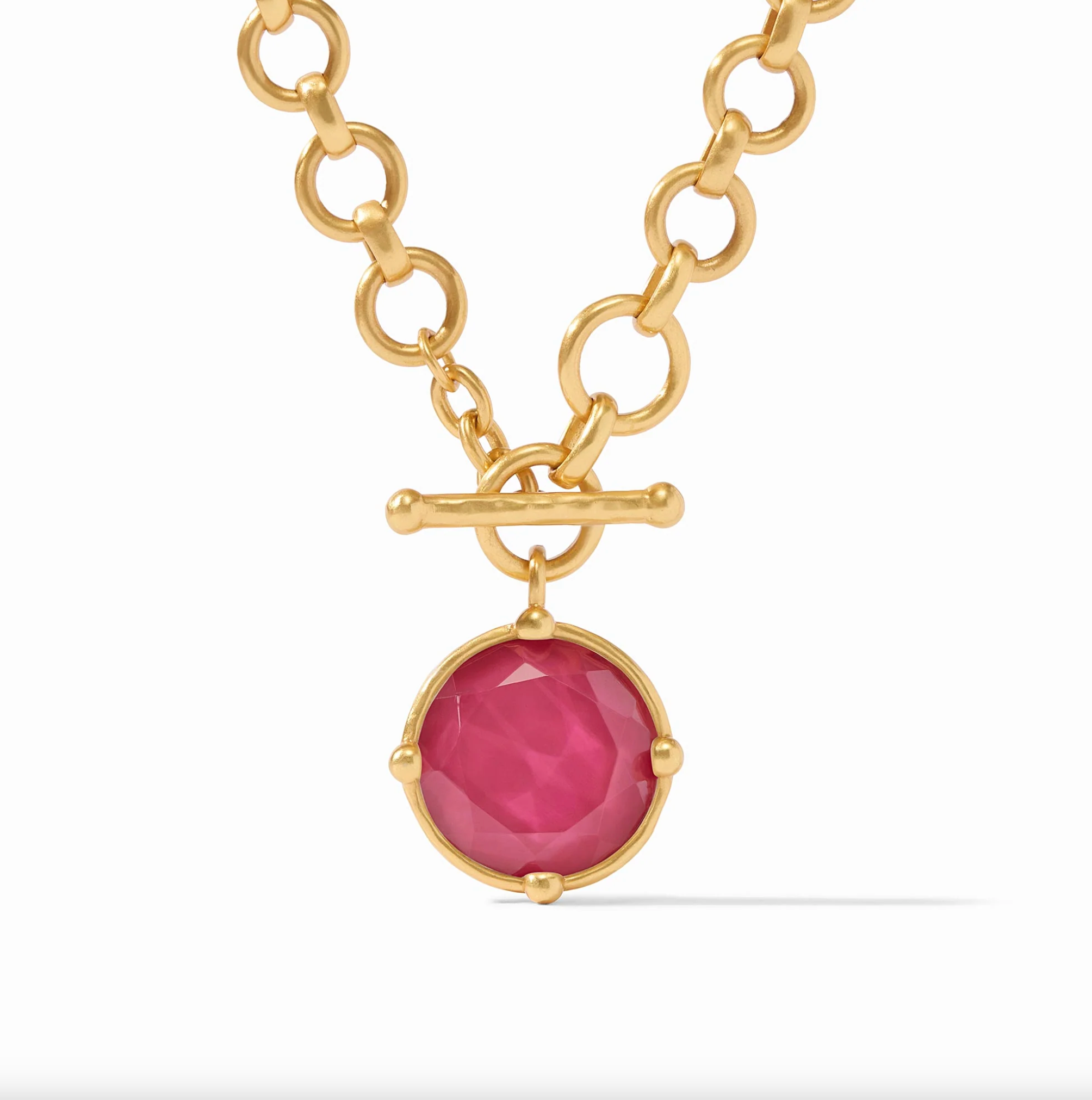 Honeybee Demi Necklace - Iridescent Raspberry - Julie Vos