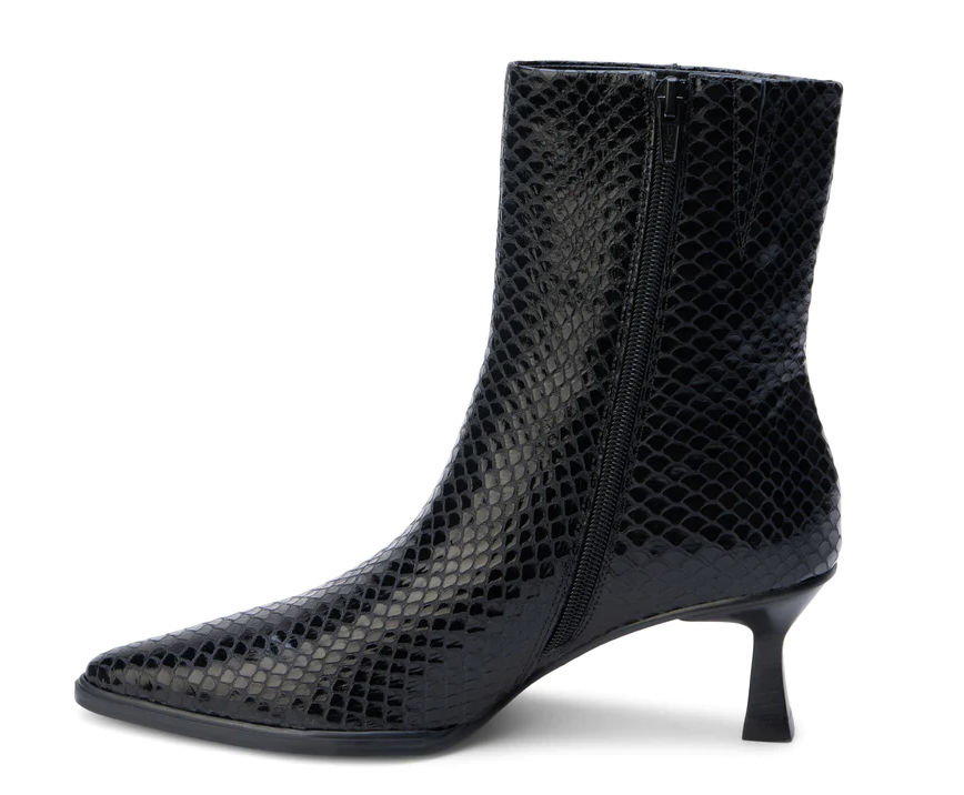 Matisse Gabbie Ankle Boot - Black Snake