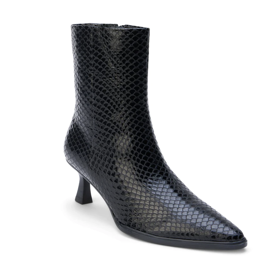Matisse Gabbie Ankle Boot - Black Snake