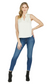 Jade Ruffles Neck Shell Cream