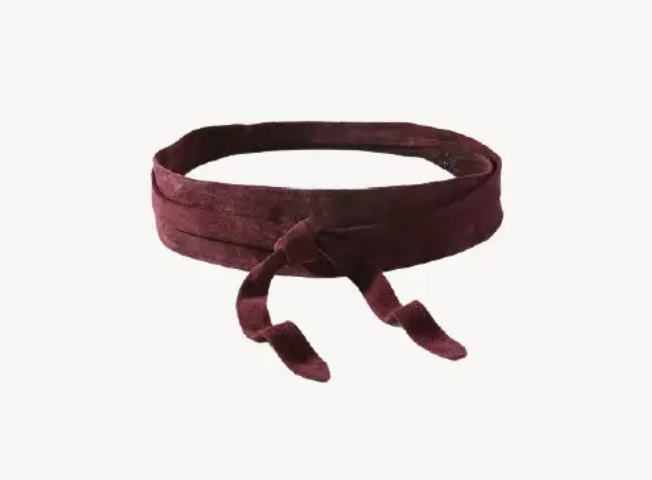 Wrap - Suede - OS - Belt - Berry