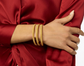 Julie Vos Beaded Eternity Bangle - Cabachon