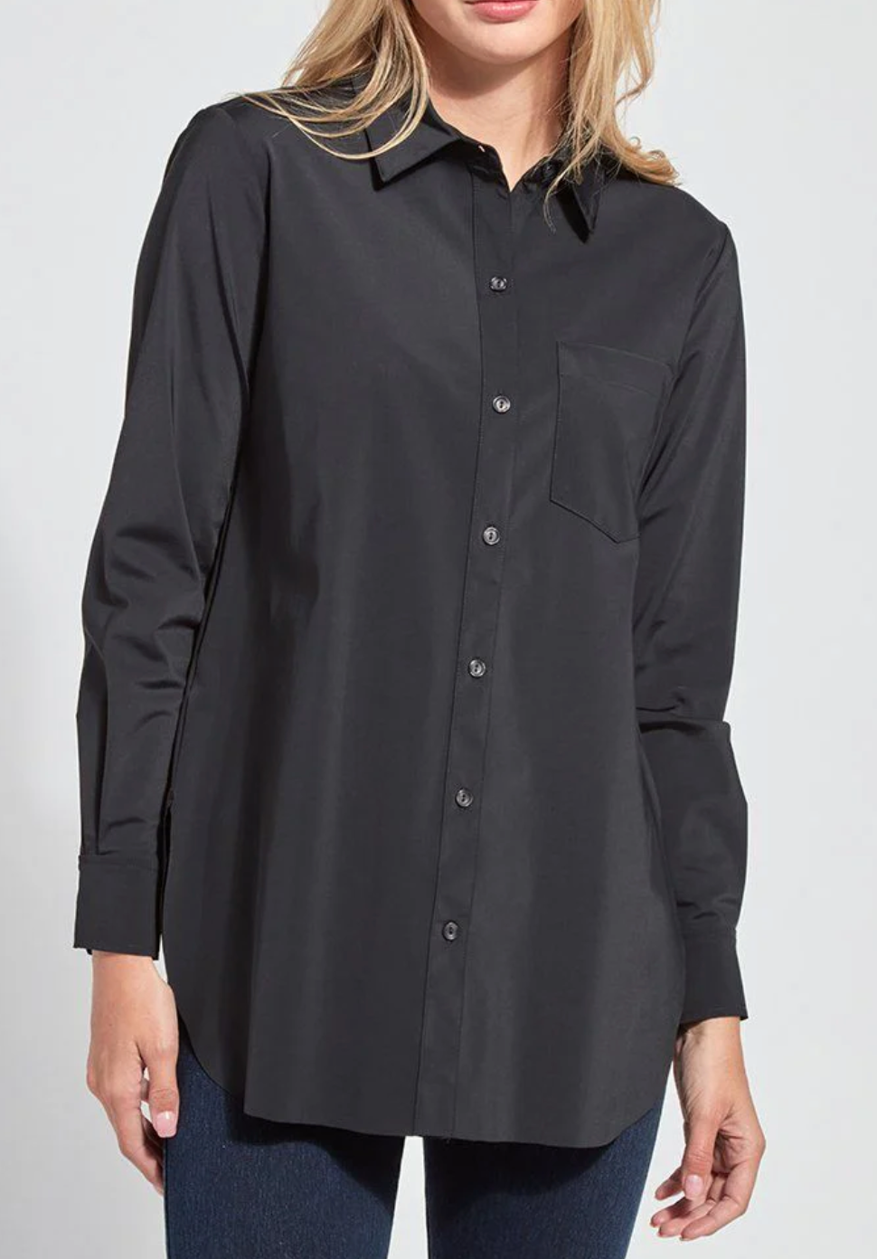 Lysse Schiffer Button Down Black