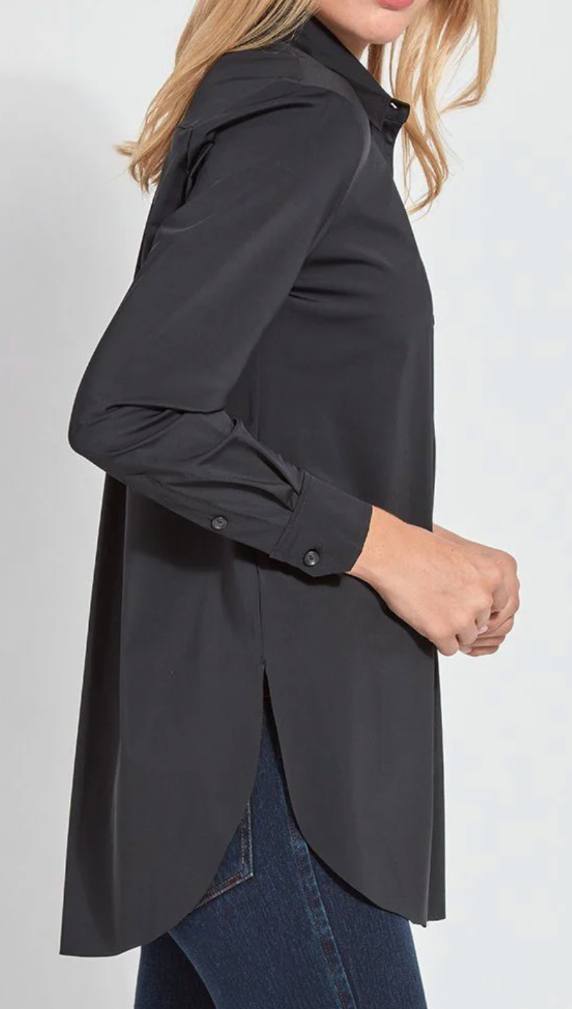 Lysse Schiffer Button Down Black