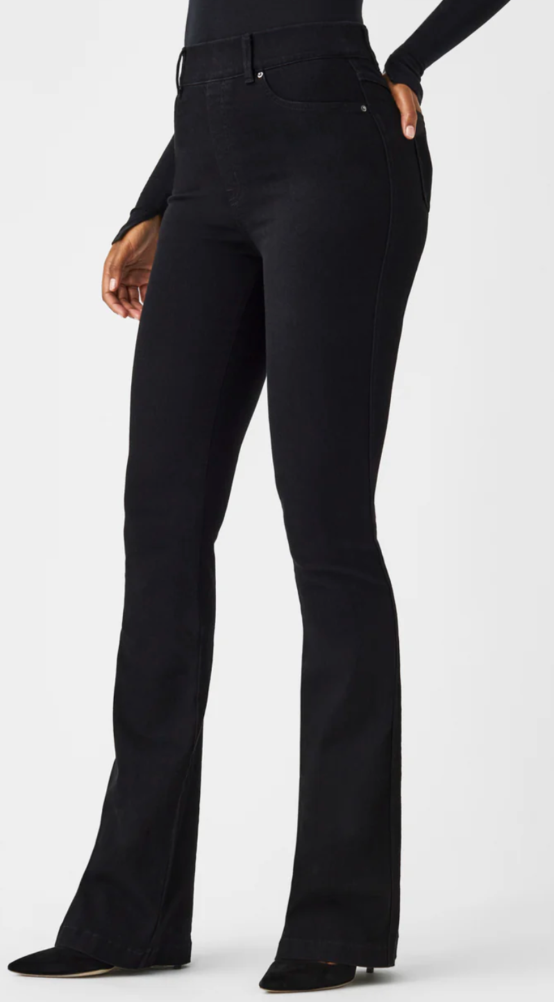 SPANX Shape EveryWear Flare Jeans Black Petite