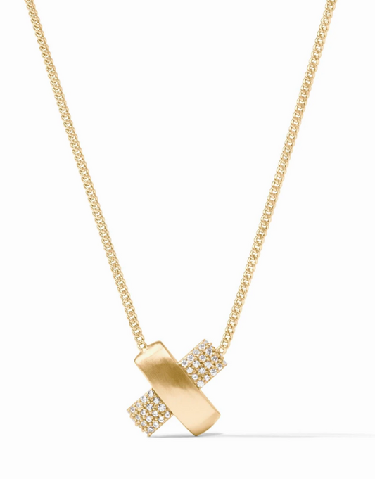 Julie Vos Catalina Pave Delicate Necklace