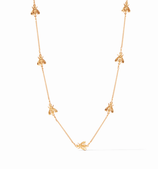 Julie Vos Bee Delicate Station Necklace