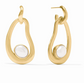 Julie Vos Wave Statement Earring Pearl