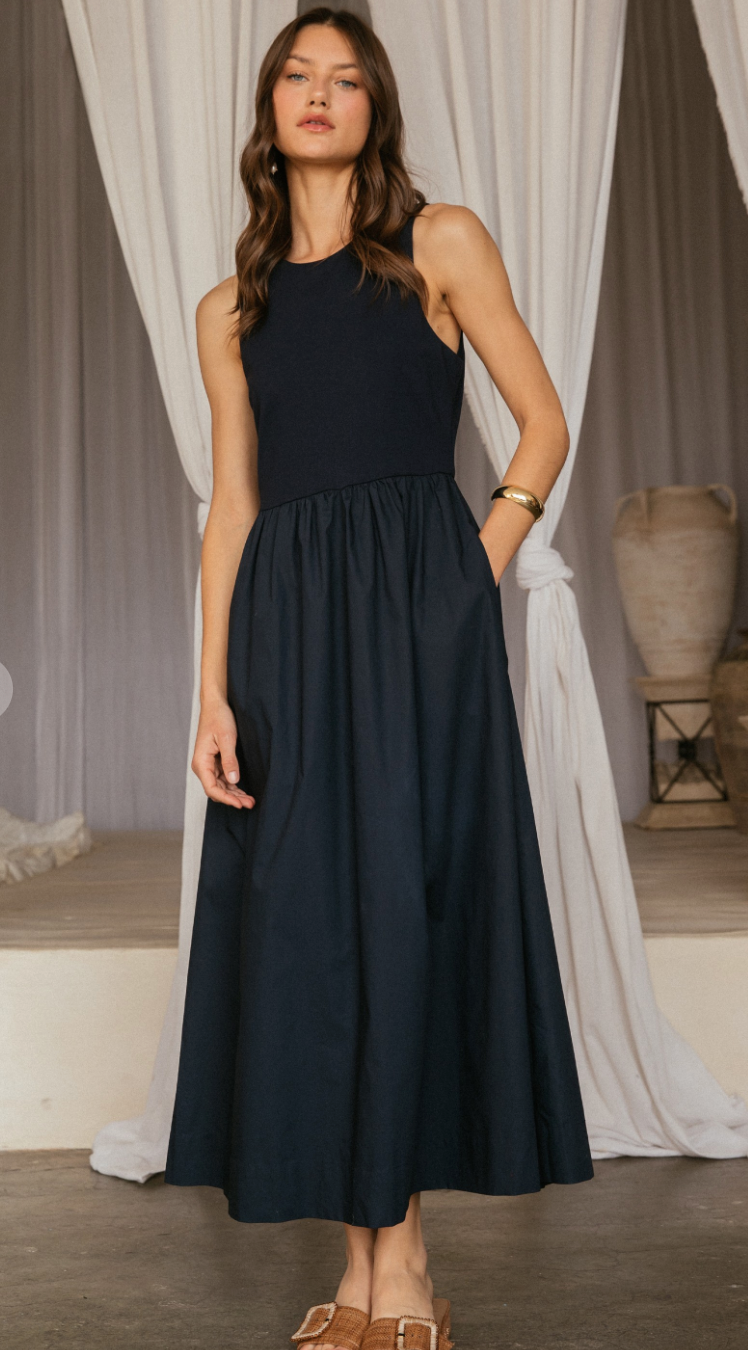 Navy Juliette Dress