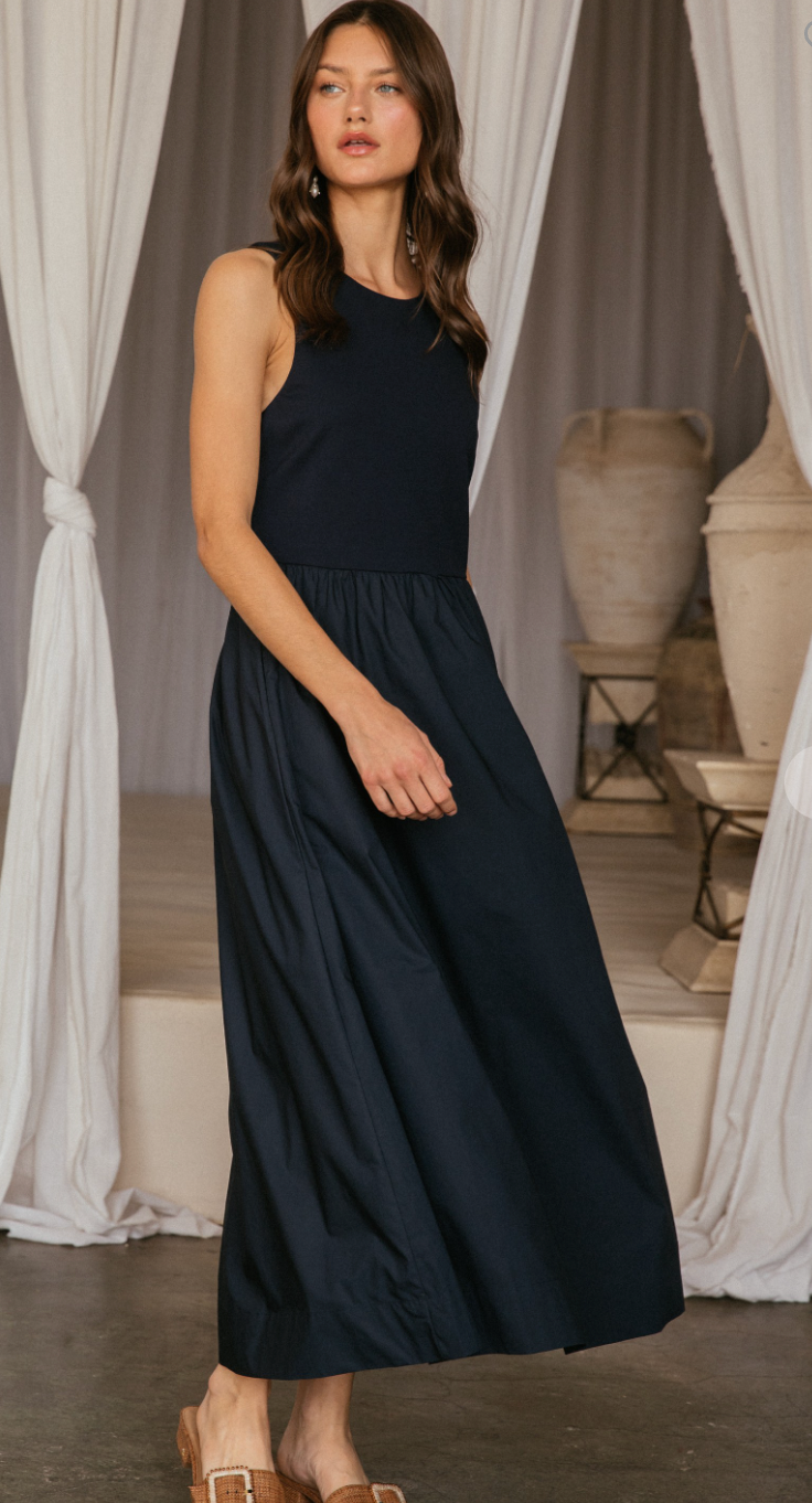 Navy Juliette Dress