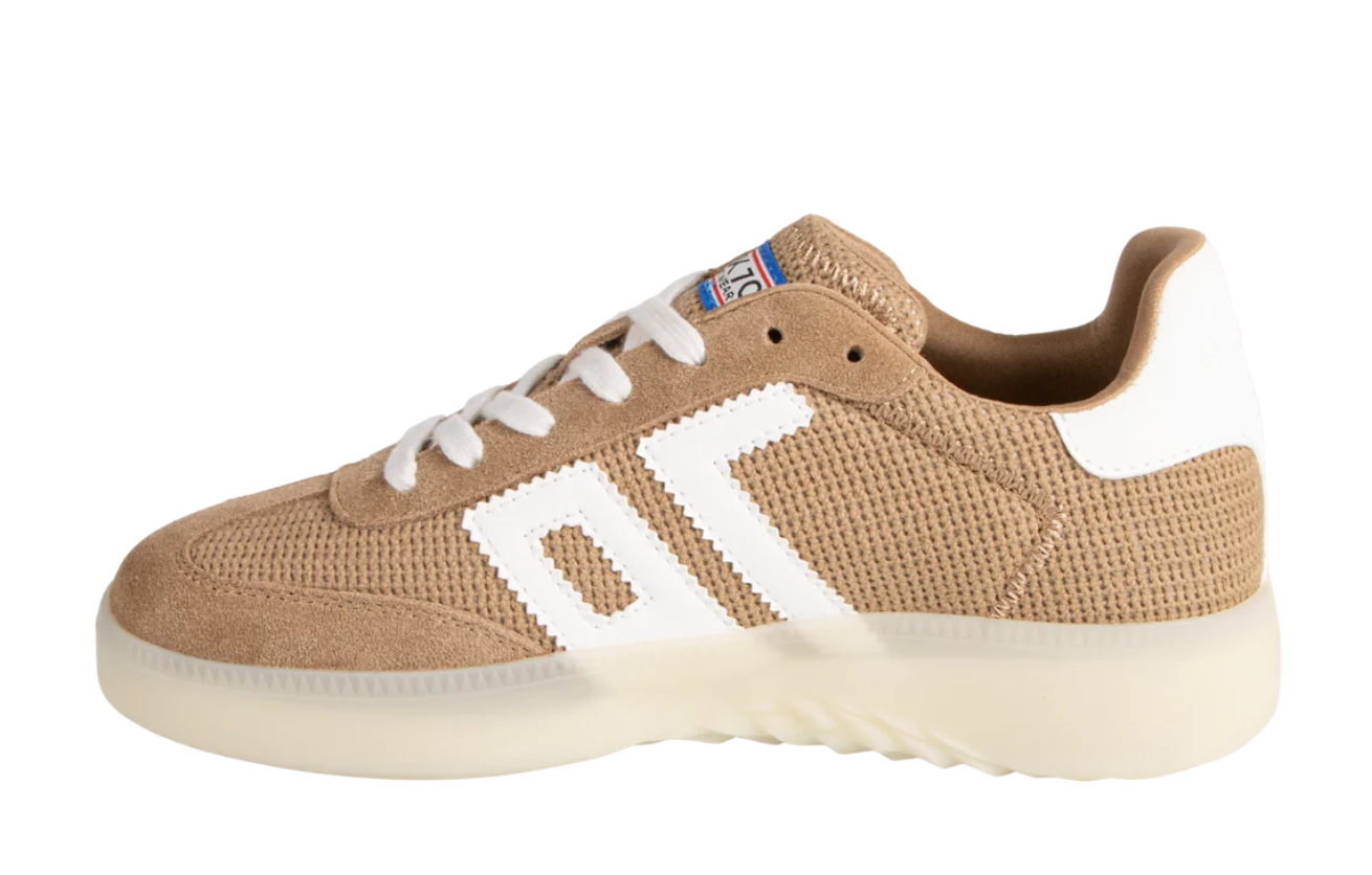 Back 70 Denver in Sacco Beige White Sneakers