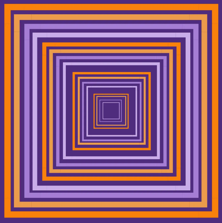 Clemson Bandana Gameday Scarf Striped