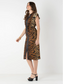 Emily McCarthy Meme Dress Tiger Jacquard