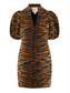 Emily McCarthy Hampton Mini Dress Tiger Jacquard