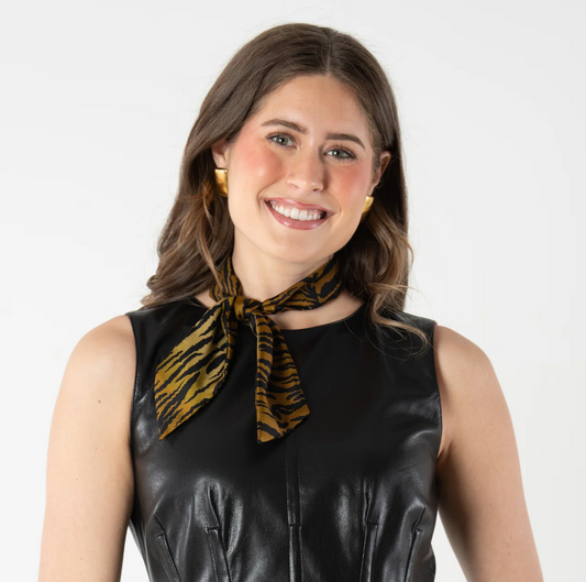 Emily McCarthy  Hand-Stitched Silk Scarfette
