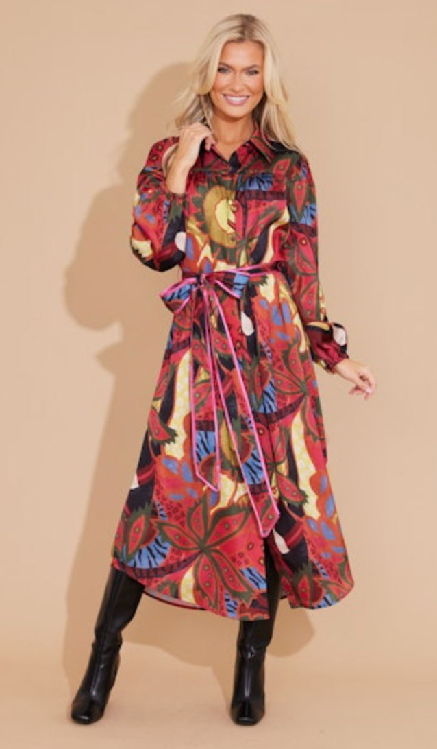 Alden Adair Jane Dress Jungle Floral