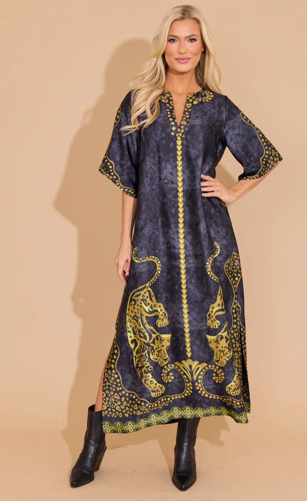 Alden Adair Delaney Dress Pouncing Panther
