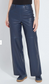 Lysse Cortina Hi Waist Wide Leg Vegan Leather Deep Blue