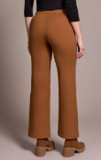 Tribal Pull On Pant with Pin Tucks in Walnut