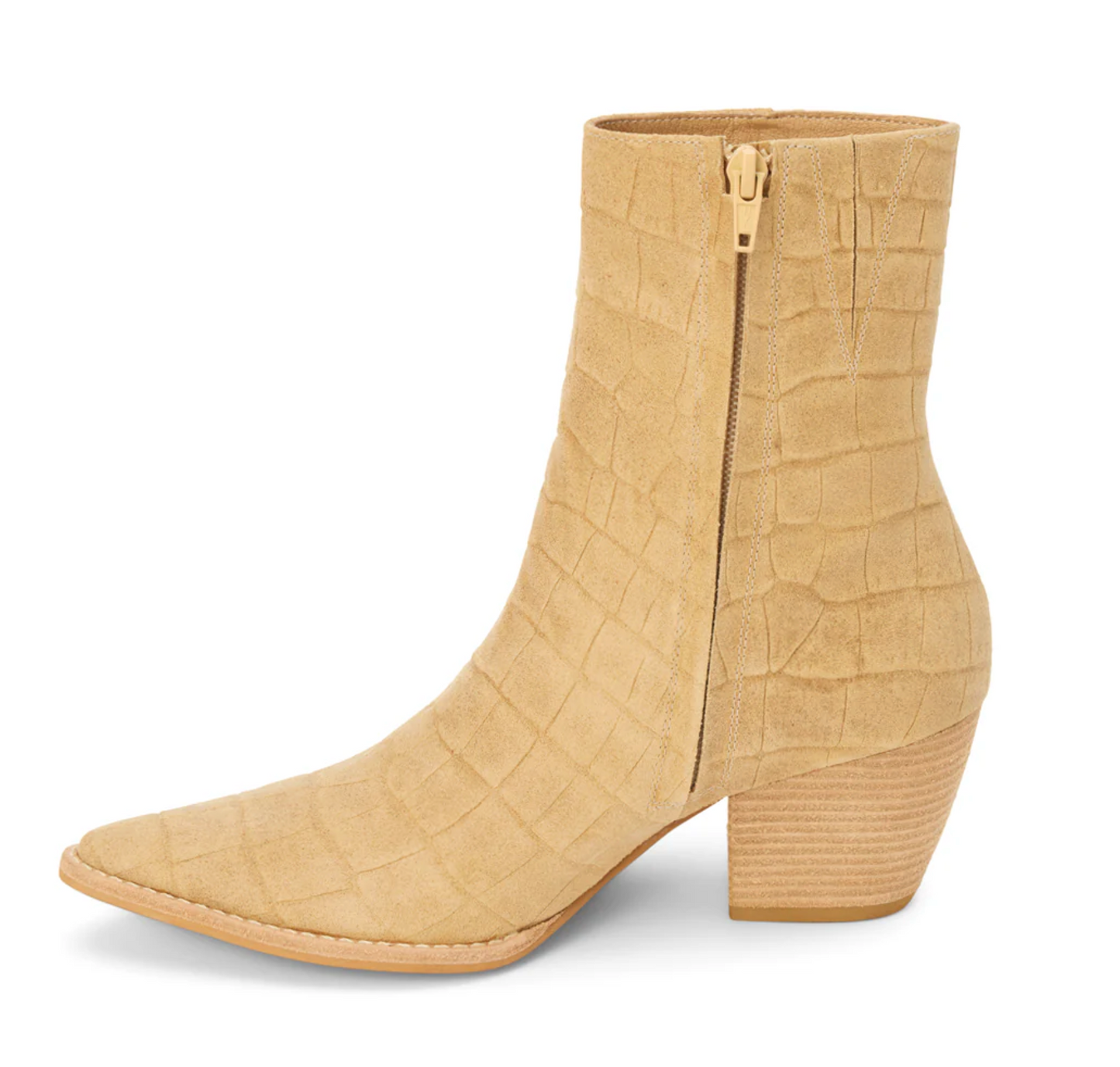 Matisse Caty Bootie Natural Croc Suede