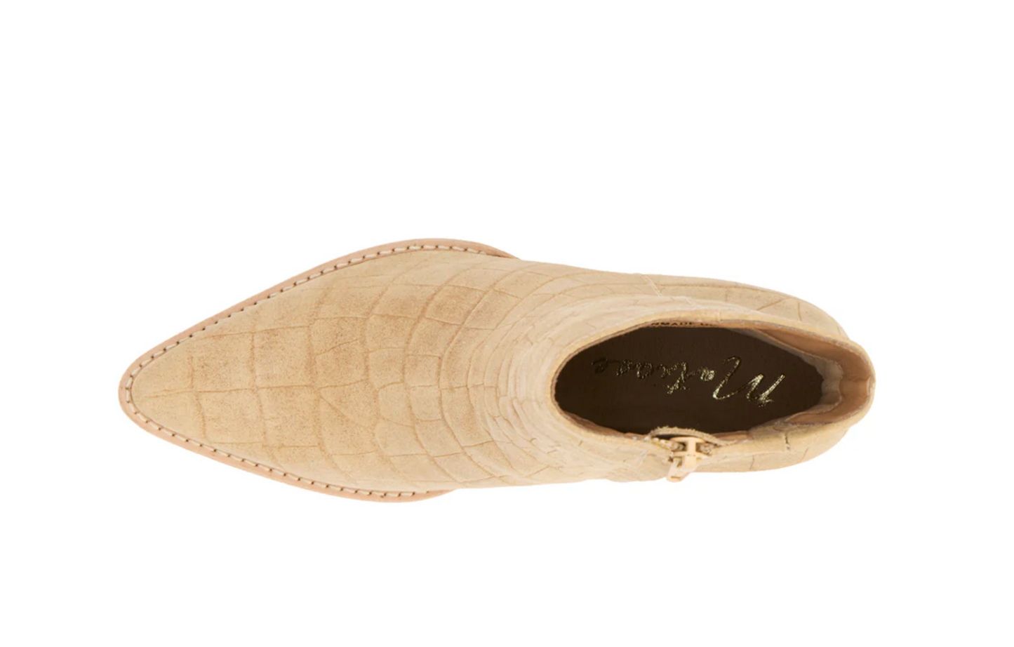 Matisse Caty Bootie Natural Croc Suede