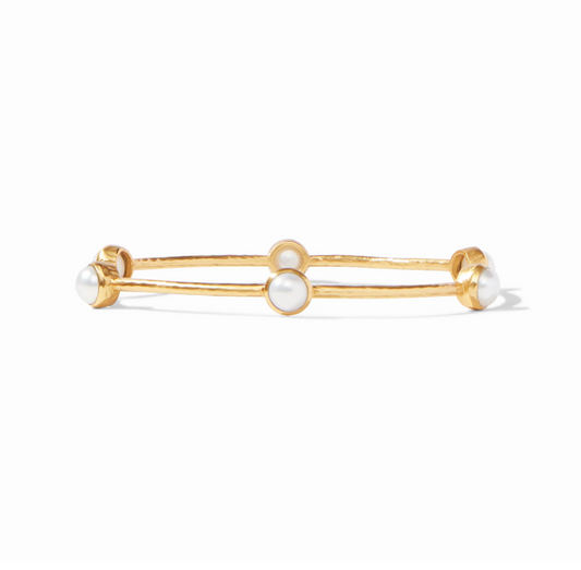 Julie Vos Milano Luxe Bangle Pearl