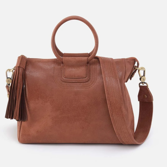 Hobo Sheila Medium Satchel Burnished Saddle