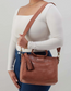 Hobo Sheila Medium Satchel Burnished Saddle