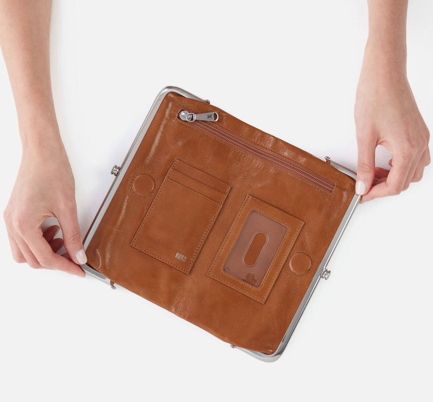 Hobo Lauren Clutch Wallet Truffle
