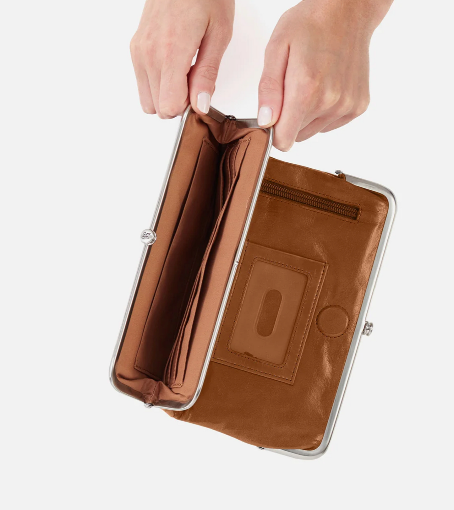 Hobo Lauren Clutch Wallet Truffle