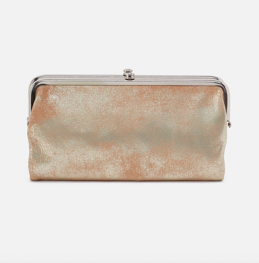 Hobo Lauren Clutch Wallet Saddle Stardust