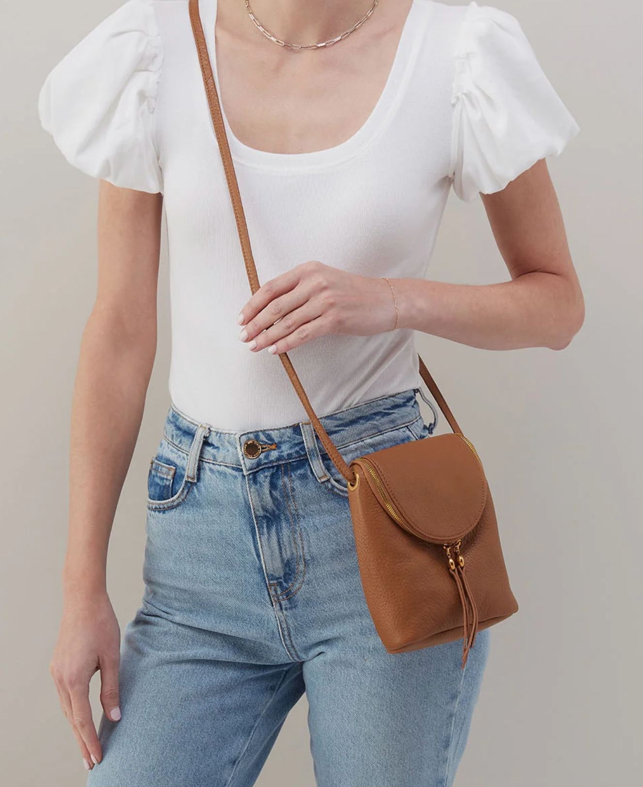 Hobo Fern Crossbody Warm Honey