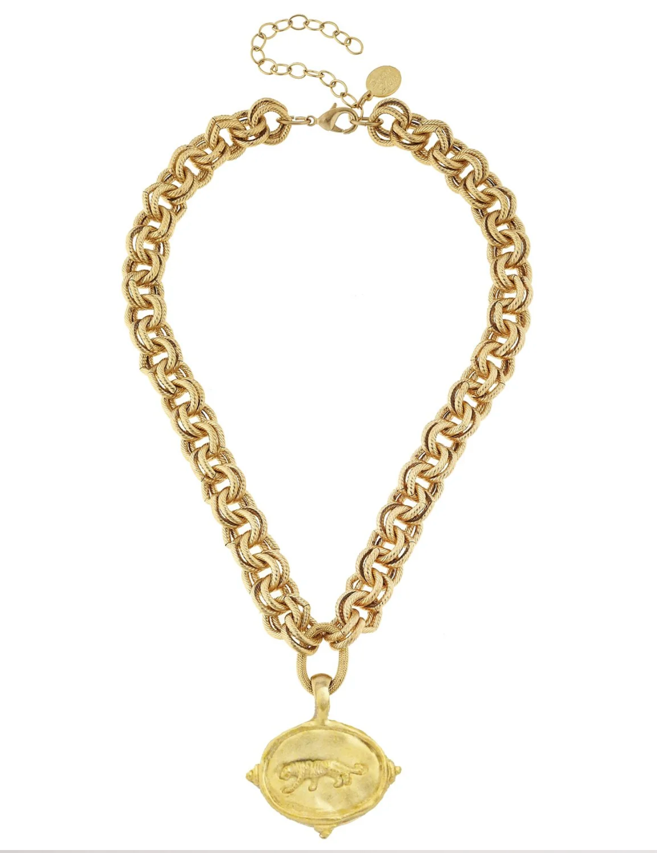 Susan Shaw Gold Tiger Necklace