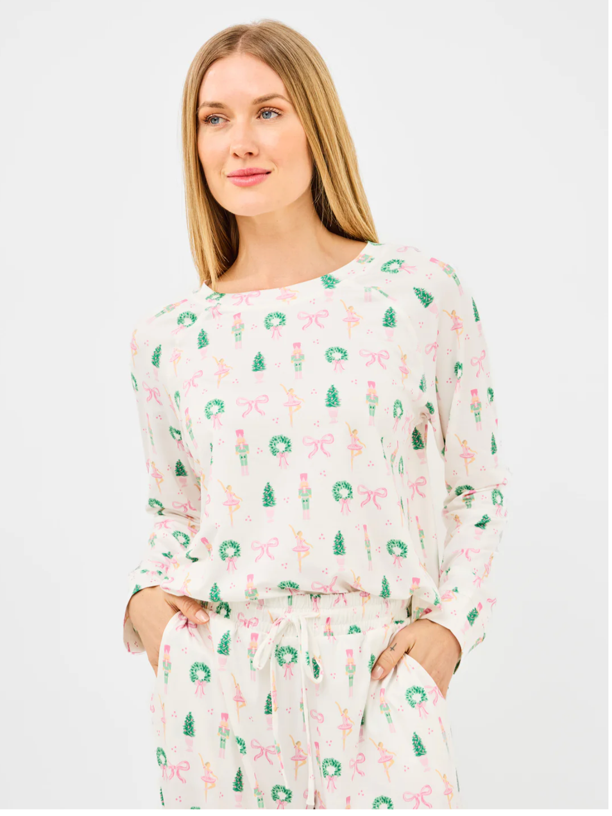 Mary Square Women's Pajama Set Sugar Plum Dreams