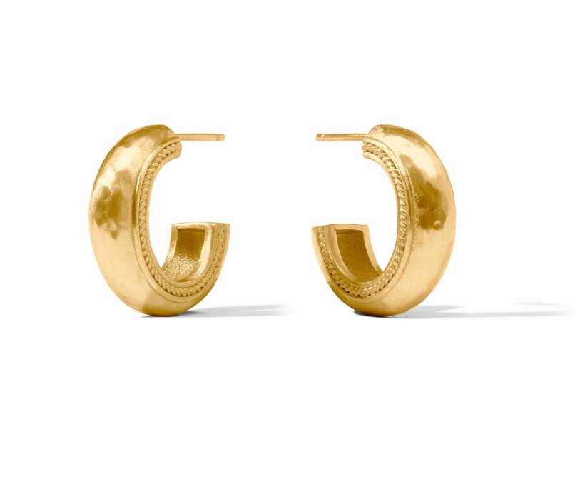 Julie Vos Cannes Hoop Gold