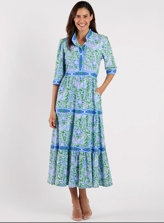 Jude Connally Candy Dress Butterfly Botanical Grass