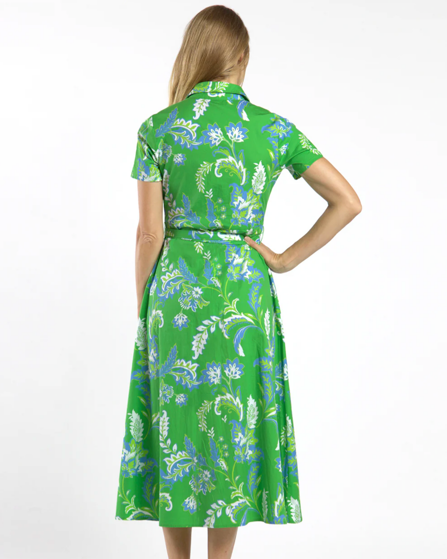 Jude Connally Glenda Stretch Poplin Feathered Floral